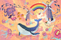 Rainbow Land • Vincom • Children's Day Illustration : Children book illustration 