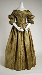 Dress 1836, American, Made of silk