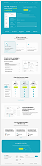 SaaS - Email Marketing Web Design by Arip for Enver Studio on Dribbble