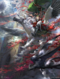 元素动力|冯伟-天使阿伽巴露丝_fengweic12__插画师作品_涂鸦王国gracg.com