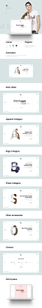 Mr.Bara - Fashion Minimal Concept - WEB Inspiration