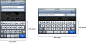 Relative keyboard sizes in portrait and landscape modes