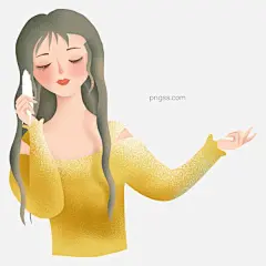 卡通女孩美容护肤png素材图片大小1024x1024px 图片尺寸738.21 KB 来自PNG搜索网 pngss.com 免费免扣png素材下载！png元素#插画元素#长发女孩#美容护肤#清新#人物#时尚#唯美#