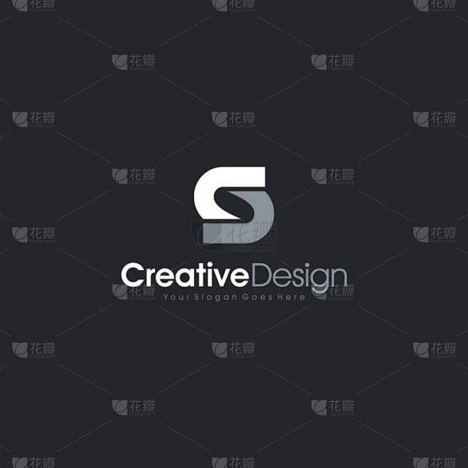 字母S图标设计模板元素Logo