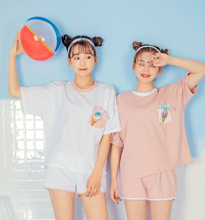 스포티룩의 정석 set - 아이스크림...