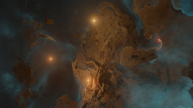 Nebula Scene-花瓣网