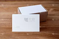 盒子,卡夫,名片,办公室,贺卡,空白的,留白,桌子,水平画幅,木制