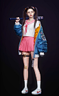 School Girl, Eunji Lee : I made a Korean high school girl who is cheerful in 3D characters. Please enjoy my works ^^!