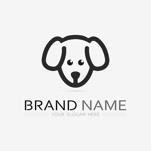狗标志logo矢量图设计素材-花瓣网