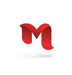Letter m logo icon design template elements vector