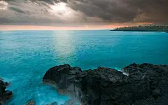 绚丽蓝色海岸风景 - 12
