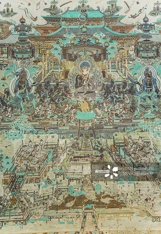 敦煌壁画图片素材