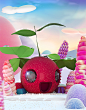 糖果屋:糖果房子我创建了移动游戏。 Candy houses : Candy houses I created for mobile game.