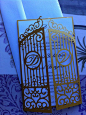 Laser Cut Wedding Invitation Die Cut Monogram by CelineDesigns, $9.99: 