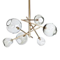 Molten Glass Chandelier - Contemporary Organic Modern Chandeliers - Dering Hall