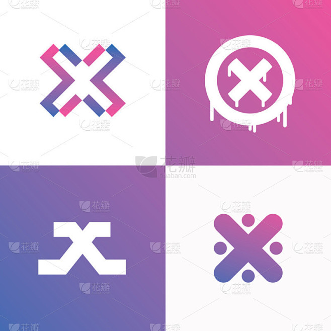 基于字母 X 的图标