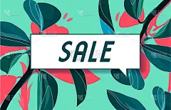 SALE in design banner. vector template for web, pr
