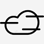 雾云危险图标 标志 UI图标 设计图片 免费下载 页面网页 平面电商 创意素材