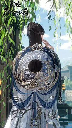 超精致的一个斗笠背挂！！