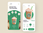 Coffee Shop Mobile App by Sajon for Orix Creative on Dribbble Mobile Ui Design, App Ui Design, Starbucks, Restaurant App, App Promotion, Coffee Business, Application Mobile, App Design Inspiration, Mobile App Ui