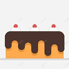 卡通手绘蛋糕 免费下载 页面网页 平面电商 创意素材