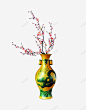 古代花瓶高清素材 古董 桃花 瓷器 花瓶 元素 免抠png 设计图片 免费下载 页面网页 平面电商 创意素材