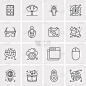set 16 universal icons business