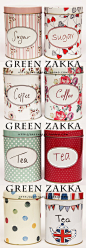 ♦GREEN ZAKKA♦日用收纳 甜蜜英式下午茶收纳罐铁罐糖罐食品饼干罐-淘宝网