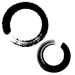 毛笔圆圈