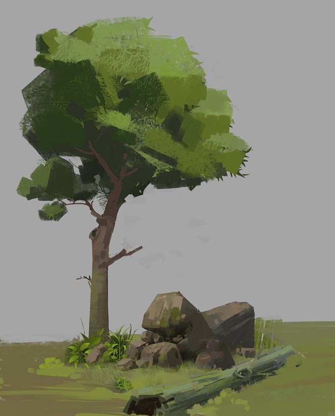 树 石, 白木 233 : 树 石 by...
