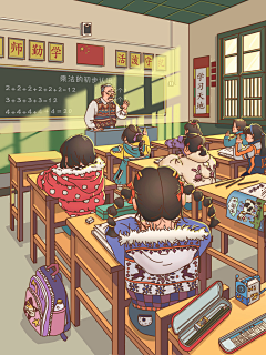 不知名大喵采集到插画集(1)