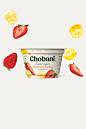 Fruit on the Bottom Greek Yogurt | Strawberry Banana Cup | Chobani® : Real strawberries and real bananas—real good together, in sweet smoothie bliss—beneath delicious Chobani® Greek Yogurt.