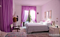橙光現代卧室图片紫色_360图片搜索