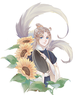 syllvia采集到插画@花姑娘