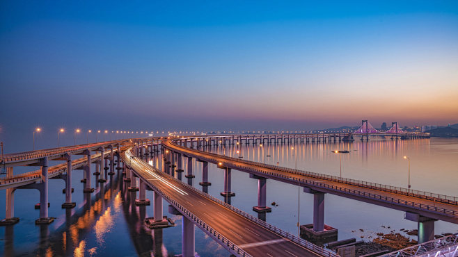 大连南部滨海大道跨海大桥
