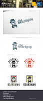 胡子男人——人类标志模板Beard Man - Humans Logo Templates剂、理发师、胡子,经典,绅士,帽子、胡子,整洁、复古 agent, barber, beard, classic, gentleman, hat, mustache, neat, vintage
