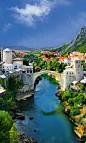 童话一样的地方 
Travel ✈ Vacation Destinations / Stunning Picz: Mostar, Bosnia and Herzegovina