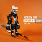 J.T STUDIO Monkey King–Sport X系列 猴王搪胶公仔 | 拆盒网