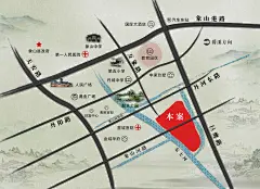 涌清府区位图