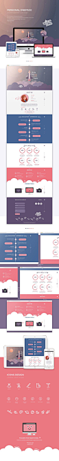 This is the layout of my personal website.The theme is space, and I drew illustrations and graphics in vector style. I&#;39m currently working on the HTML code and CSS.Hope you like it!