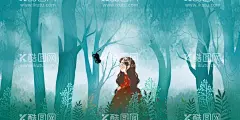 森林女孩  - 源文件下载【酷图网】仙境森林树林,自然花草树木,山水地球环保,植物动物保护,爱心少女孩,长裙长发,书籍书本阅读,知识鹿太阳,鸟孔雀和谐,围绕朋友自然,伙伴神话童话,小朋友,母婴幼儿童节,低龄故事学校,早教育绘画,神话传说,图书教材读物,影视童装清新,童玩具唯美,文艺红橙黄,绿青蓝紫黑,卡通动漫画,