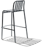 Industry West Lucy Bar Stool in Aluminum