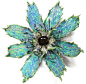 Wallace-Chan-Opal-Sapphire-Garnet-Gold-Flower-Pin.jpg (600×589)