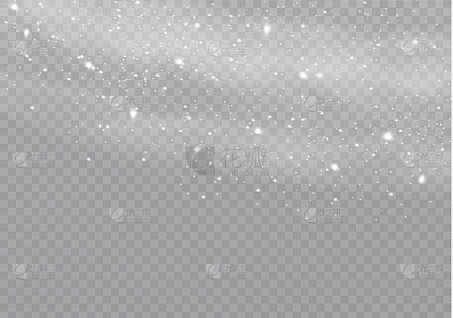圣诞雪花飘落