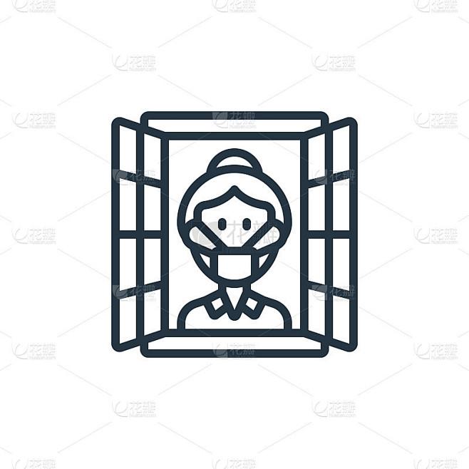 隔离矢量图标隔离在白色背景上。轮廓线，细线隔离图标用于网站设计和移动，应用程序开发。细线隔离轮廓图标