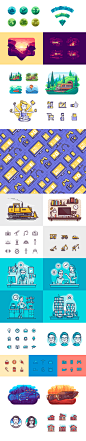Illustrations | Icons : Illustrations and icons from different projects.