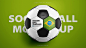 Soccer Ball, Football PSD Mockup Template : Show off your Business Logo, School’s Mascot, or Sports Branding on a Realistic Football/Soccer Ball, featuring editable lighting, Reflections, & Shadows as well as One-Click-Logo integration. Everything is 