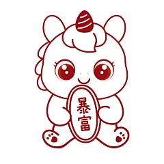 马宝宝表情包卡通插画线稿72-85