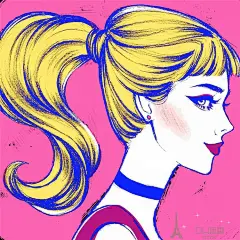 国外Soleil Ignacio彩铅服装设计人物装饰插画插图手绘临摹素材图-淘宝网