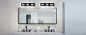 lighting fixture over mirror